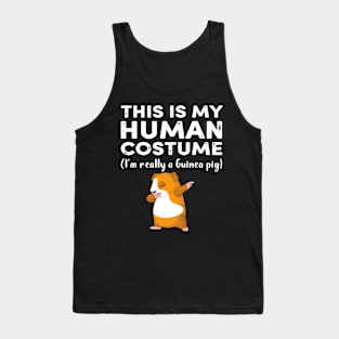 This My Human Costume I’m Really Guinea Pig Halloween (43) Tank Top